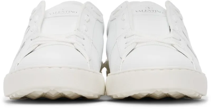 Valentino Garavani Grey & White VLTN Open Sneakers (XY2S0830PST)