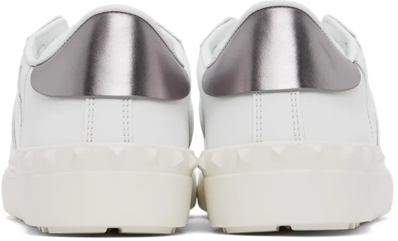 Valentino Garavani Grey & White VLTN Open Sneakers (XY2S0830PST)
