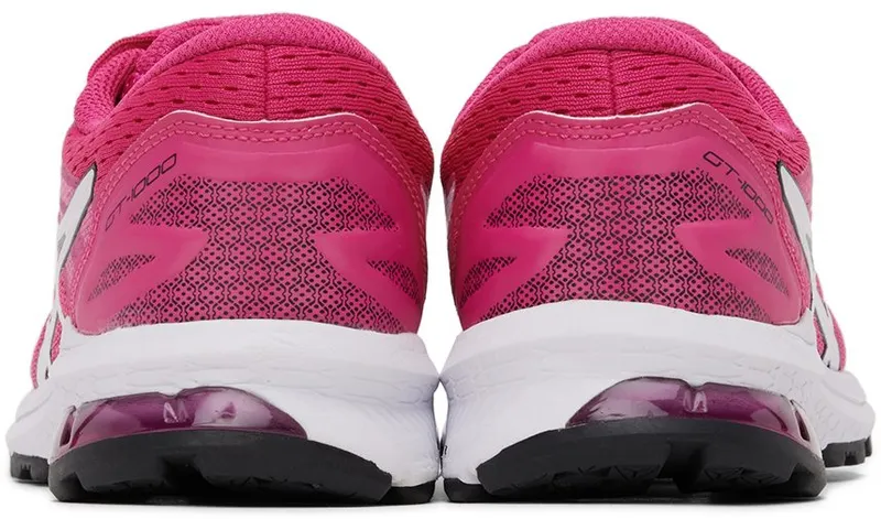 Asics Kids Pink & White GT-1000 Big Kids Sneakers (1014A189-702)