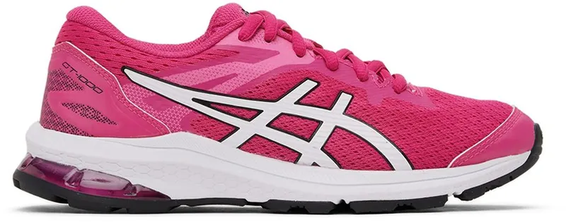 Asics Kids Pink & White GT-1000 Big Kids Sneakers (1014A189-702)