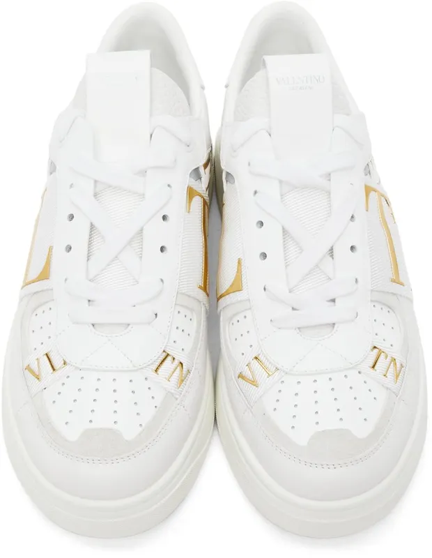 Valentino Garavani Leather VL7N With Bands Low Sneakers (WY0S0C58KIG)