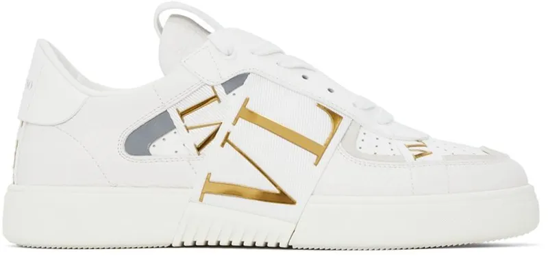 Valentino Garavani Leather VL7N With Bands Low Sneakers (WY0S0C58KIG)