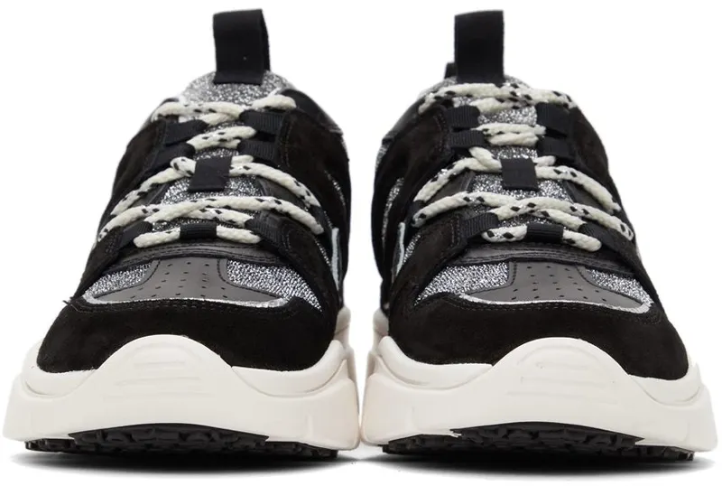 Isabel Marant Lurex & Suede Kindsay Sneakers (21HBK0052-21H019S)