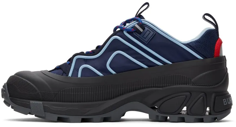 Burberry Navy & Black Two-Tone Arthur Sneakers (8045550)