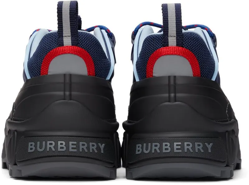 Burberry Navy & Black Two-Tone Arthur Sneakers (8045550)