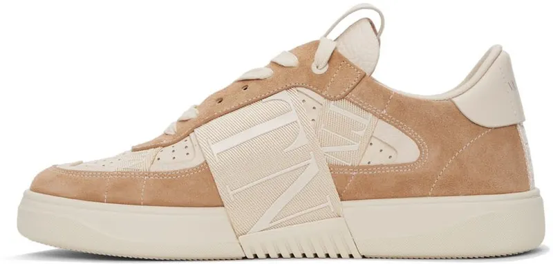 Valentino Garavani Off-White & Tan VL7N Sneakers (XY2S0C58SJE)