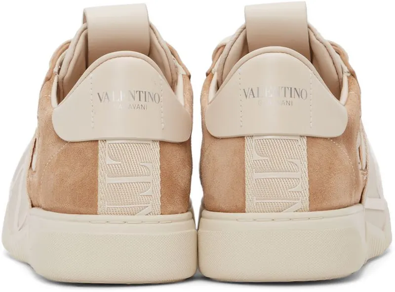 Valentino Garavani Off-White & Tan VL7N Sneakers (XY2S0C58SJE)