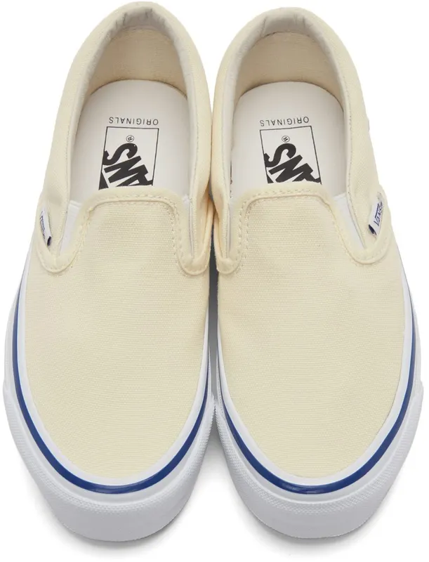 Vans Off-White OG Classic Slip-On LX Sneakers (VN0A45JK0RD)