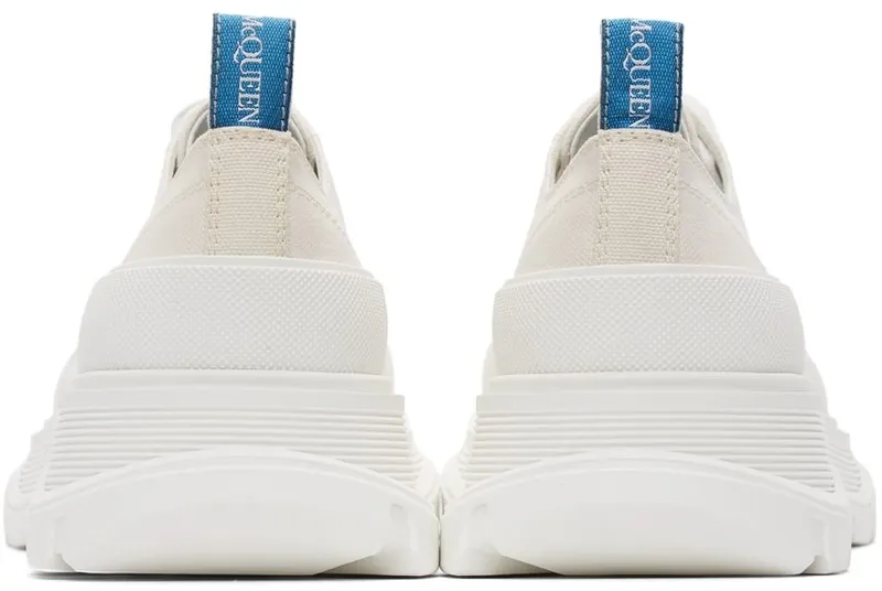 Alexander McQueen Off-White Tread Slick Low Sneakers (604257W4MVG)