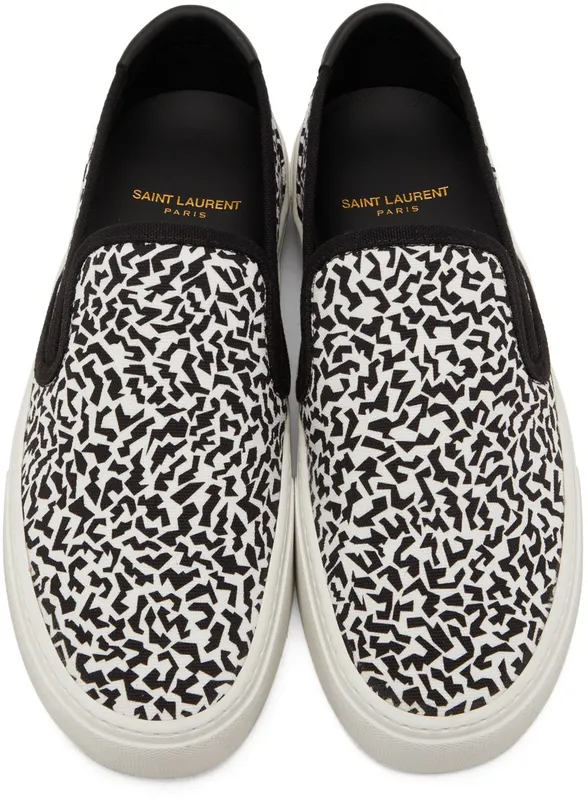 Saint Laurent Printed Venice Slip-On Sneakers (58574226Q10)