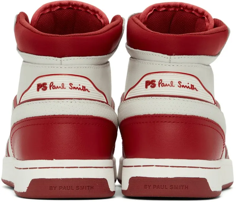PS by Paul Smith Red & White Lopes Sneakers (M2S-LOP01-HLEA)