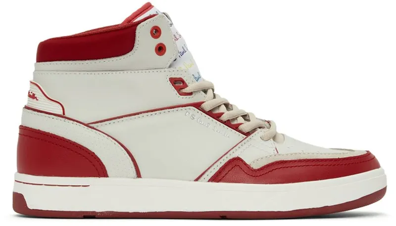 PS by Paul Smith Red & White Lopes Sneakers (M2S-LOP01-HLEA)