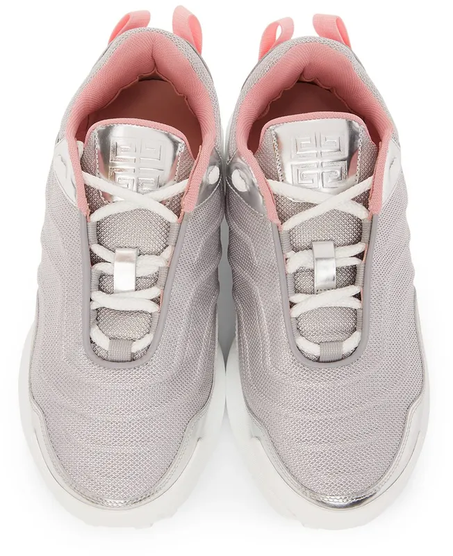 Givenchy Silver GIV 1 Light Runner Sneakers (BE001ZE19D070)
