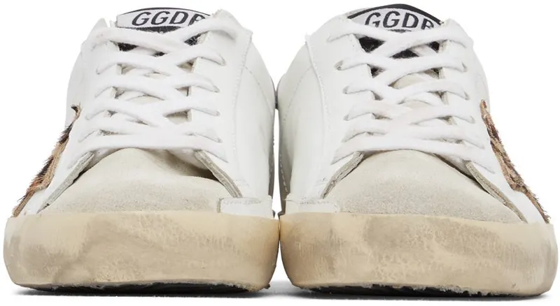 Golden Goose SSENSE Exclusive White & Pink Super-Star Classic Sneakers (GWF00101.F003010.80903)