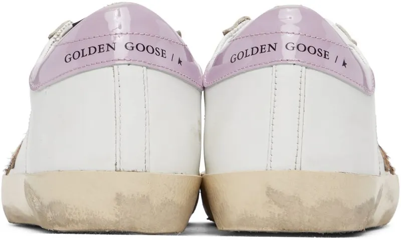 Golden Goose SSENSE Exclusive White & Pink Super-Star Classic Sneakers (GWF00101.F003010.80903)