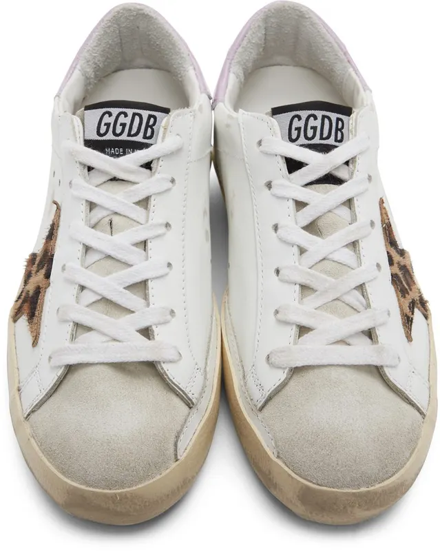 Golden Goose SSENSE Exclusive White & Pink Super-Star Classic Sneakers (GWF00101.F003010.80903)