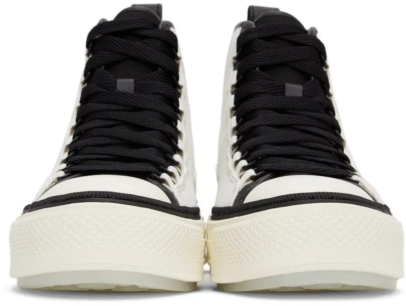 AMIRI White & Black M.A. Court High Sneakers (PS22MFS015-111)