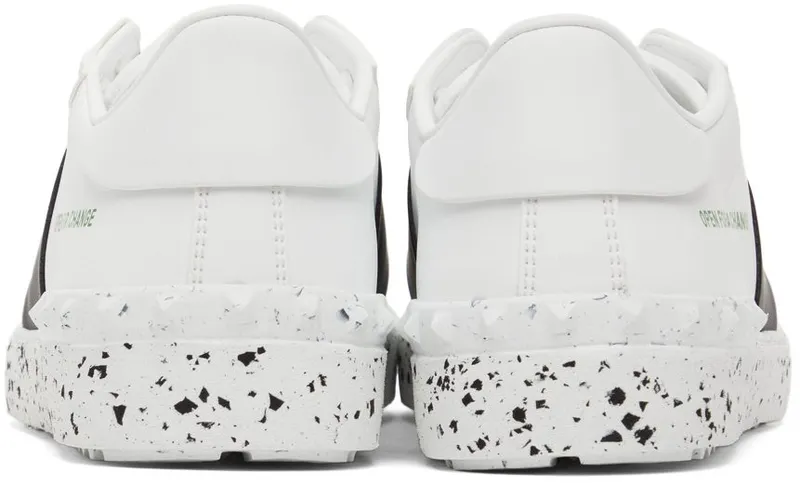 Valentino Garavani White & Black Open For A Change Sneakers (XY2S0830PUD)