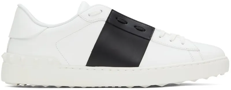 Valentino Garavani White & Black Open Sneakers (WY2S0830BLU)