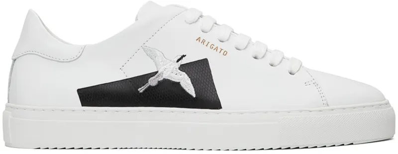 Axel Arigato White & Black Taped Bird Sneakers (28482)