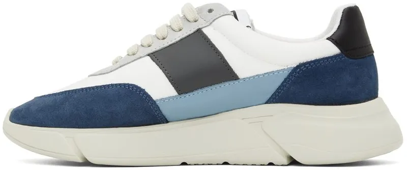 Axel Arigato White & Blue Genesis Vintage Sneakers (27574)