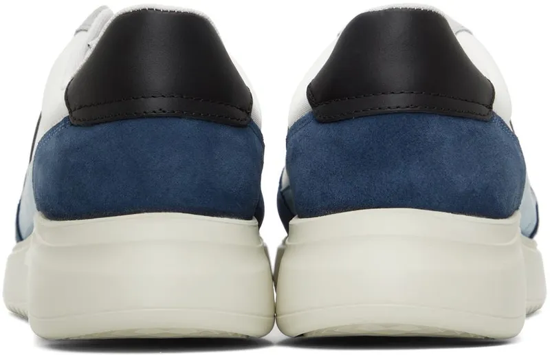 Axel Arigato White & Blue Genesis Vintage Sneakers (27574)