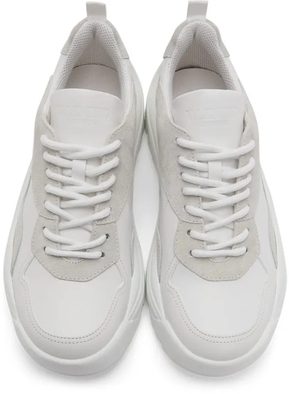 Valentino Garavani White & Grey Gumboy Sneakers (XY2S0B17VRN)