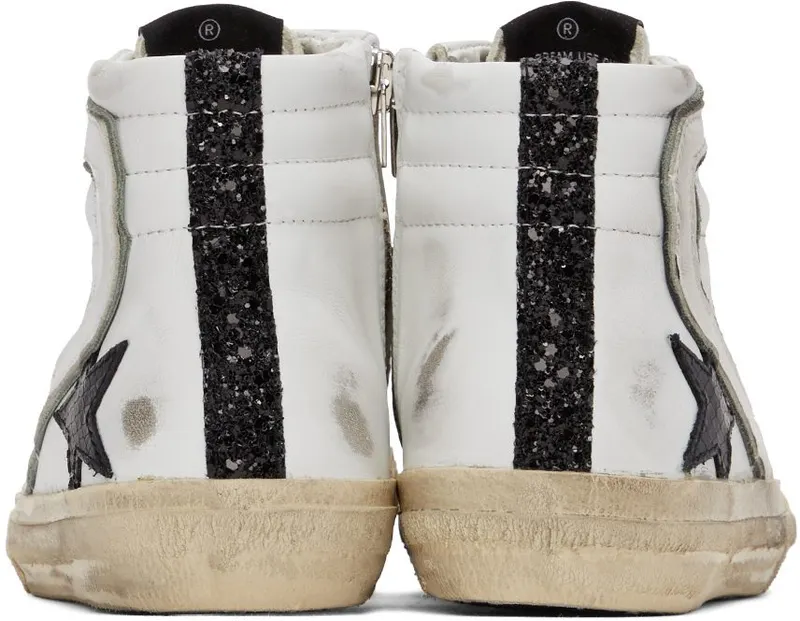 Golden Goose White & Grey Slide Sneakers (GWF00115.F003016.10220)
