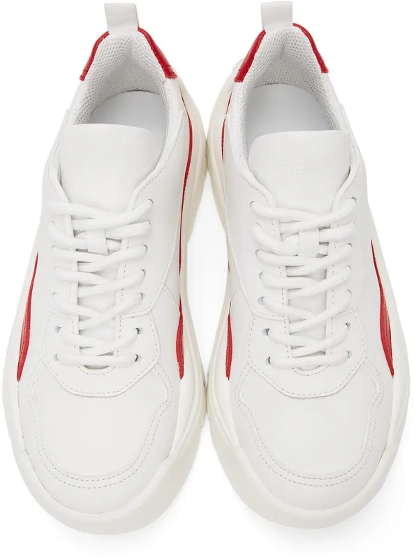 Valentino Garavani White & Red Gumboy Sneakers (WW2S0K55AEQ)