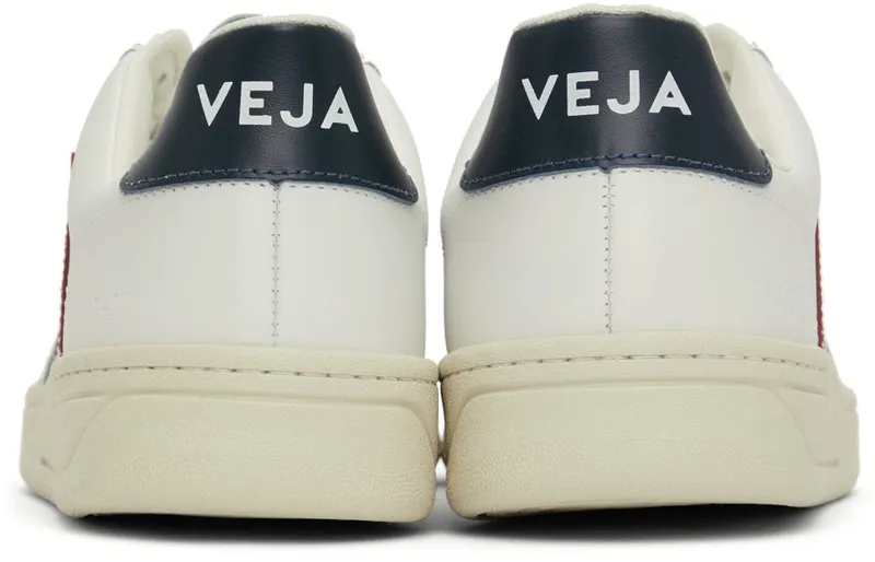 VEJA White & Red V-12 Sneakers (XD0201955)