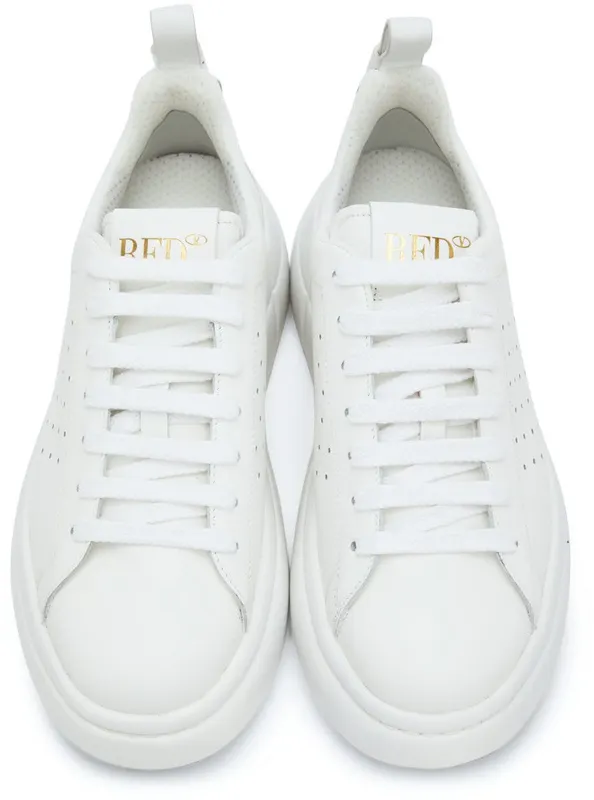 RED Valentino White Bowl Sneakers (XQ2S0E11STP)
