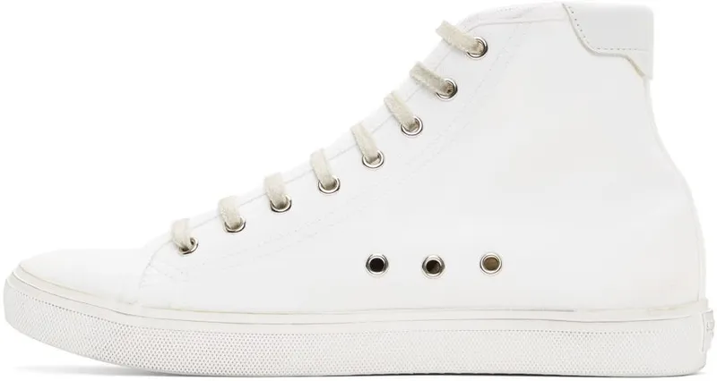 Saint Laurent Black Malibu High Sneakers (606075GUZ20)