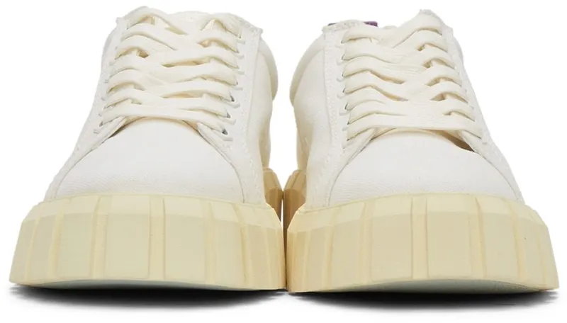Eytys White Canvas Odessa Sneakers (OACW)