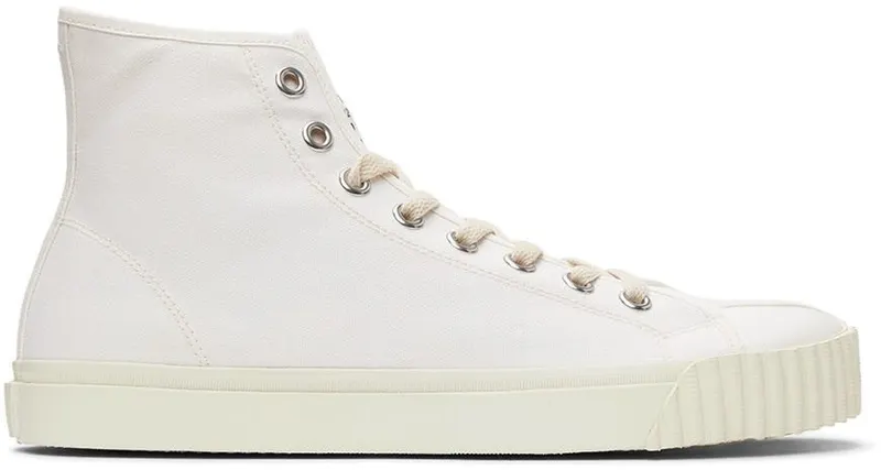 Maison Margiela White Canvas Tabi Sneakers (S37WS0577 P4291)