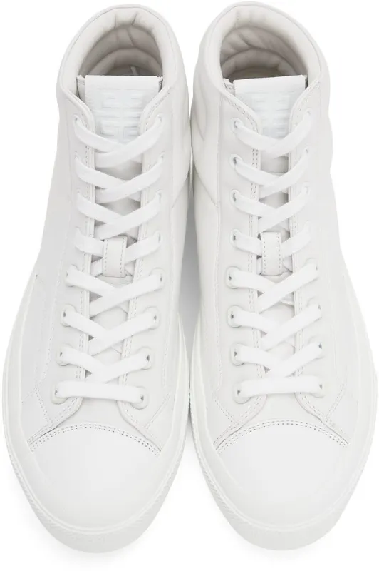 Givenchy White City High-Top Sneakers (BH005LH140)