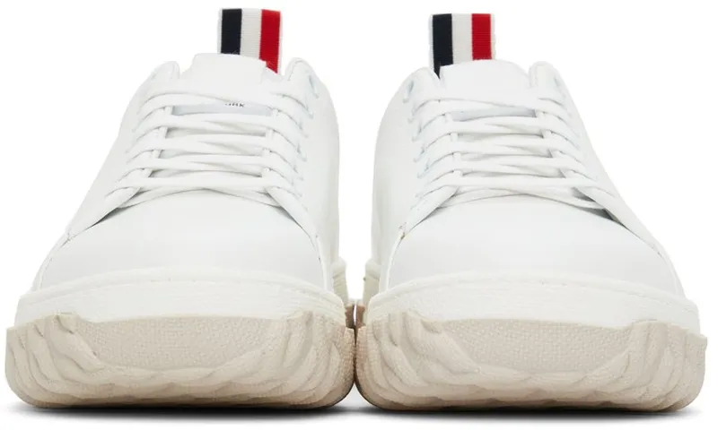 Thom Browne White Court Sneakers (MFD231A-05584)