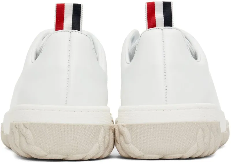 Thom Browne White Court Sneakers (MFD231A-05584)