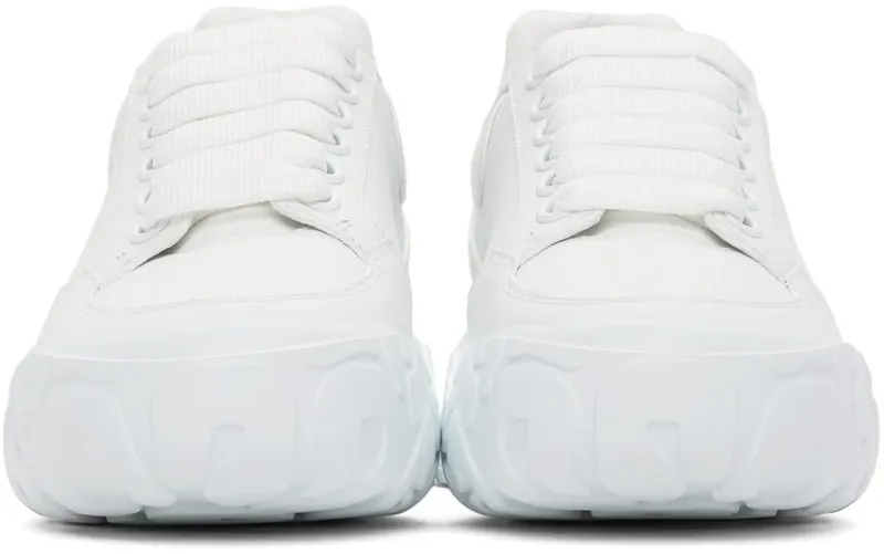 Alexander McQueen White Court Trainer Sneakers (633915WIA98)