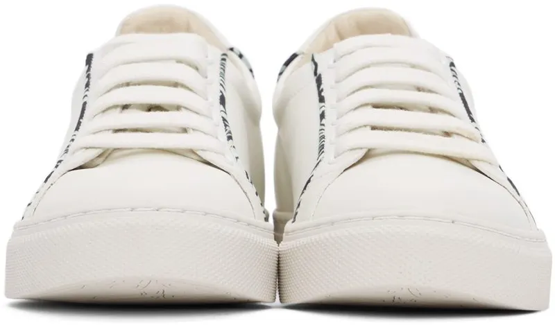 Sophia Webster White Leather Butterfly Sneakers (SSS22108)