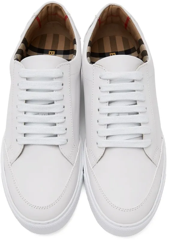 Burberry White Salmond Sneakers (8037250)