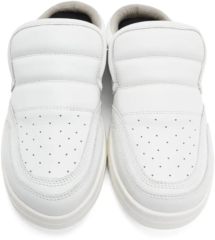 Acne Studios White Slip-On Mule Sneakers (BD0195-)