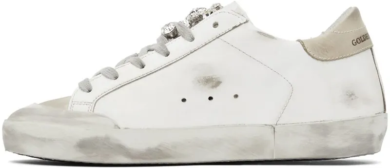 Golden Goose White Super-Star Skate Penstar Sneakers (F00172.F000845.10276)