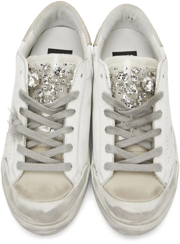 Golden Goose White Super-Star Skate Penstar Sneakers (F00172.F000845.10276)