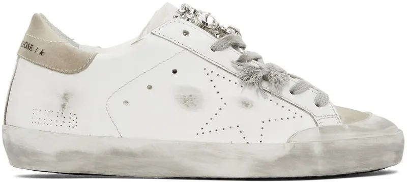 Golden Goose White Super-Star Skate Penstar Sneakers (F00172.F000845.10276)