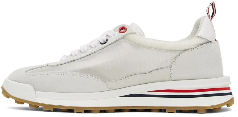 Thom Browne White Unlined Tech Runner Sneakers (FFD059A-07685)