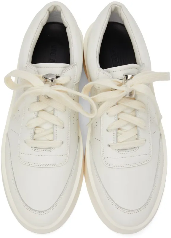 Fear of God White Vintage Tennis Sneakers (FG80-034FLT)