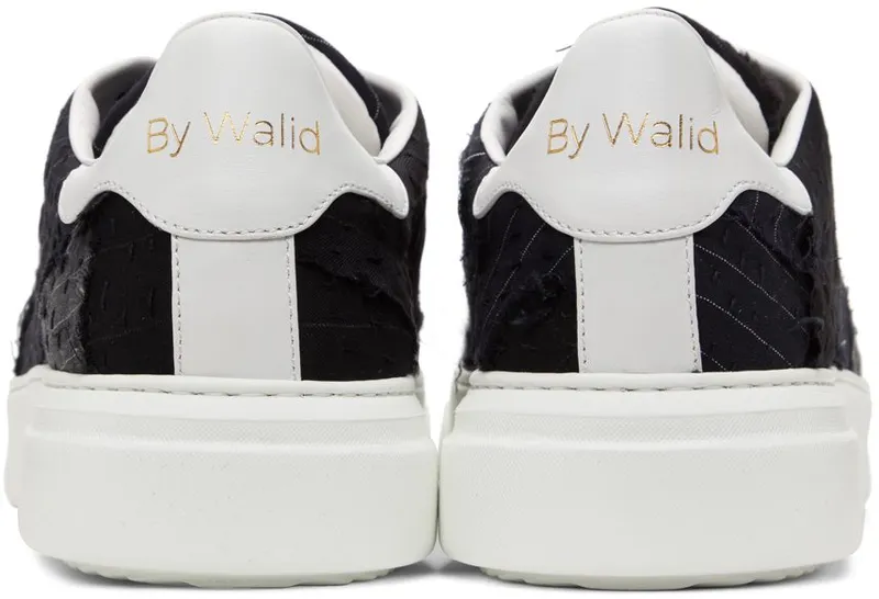 By Walid Silk Printed Sneakers (W001)