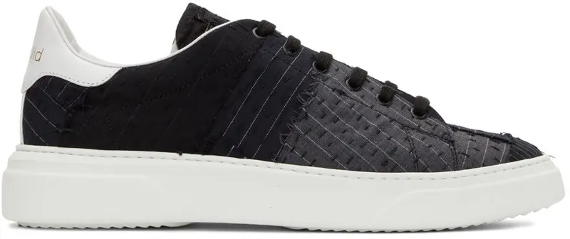 By Walid Silk Printed Sneakers (W001)