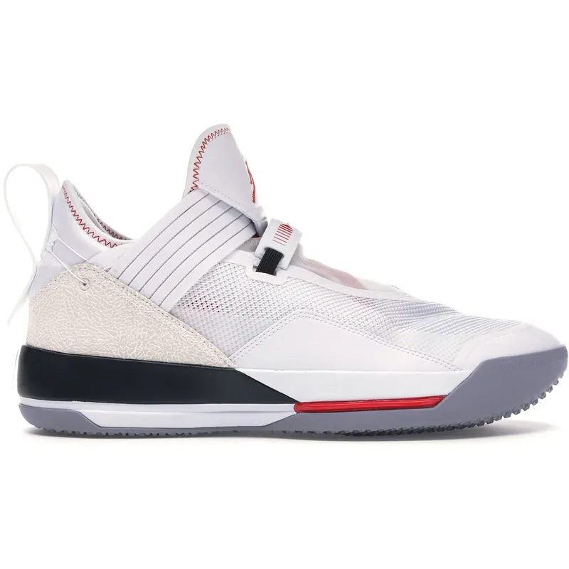 Jordan XXXIII SE White Gym Red Black (CD9560-106/CD9561-106)