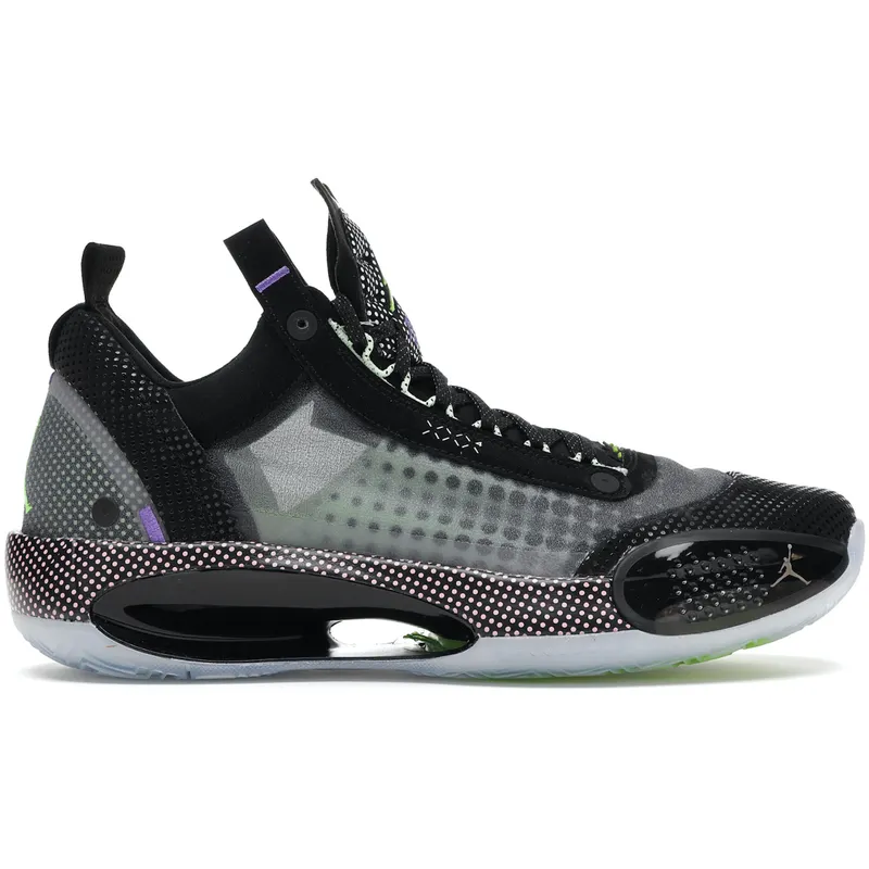 Jordan XXXIV Low Black Vapor Green Bleached Coral (CZ7750-003)